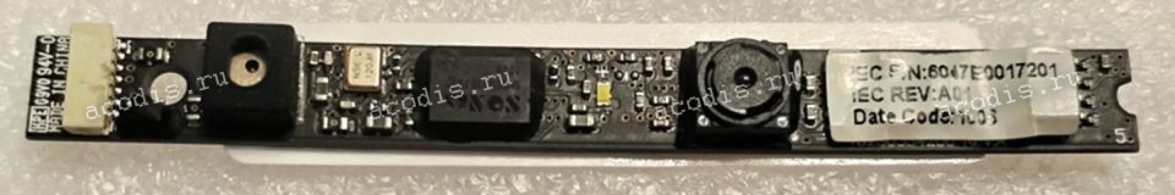 Camera HP Pavilion DM4 Web Cam & MIC (p/n 6047B0017201) WebCam REV:A01 Camera HP Pavilion DM4 Web Cam & MIC (p/n 6047B0017201) WebCam REV:A01