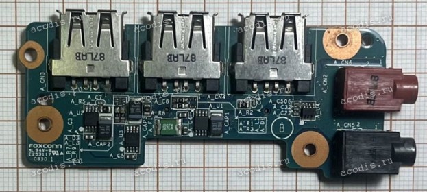 USB & audio OEM Board Sony Vaio VGN-FW VGN Fw140e (p/n PCG-3B4P) USB Audio M760 AUSB CNX-409 rev 1
