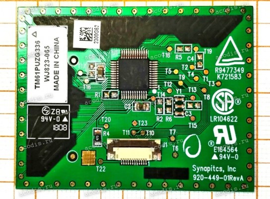 Touchpad board LG X11 X110 (p/n 920-449-01, TM61PUZG336, WJ823-065) Synaptics Rev.A