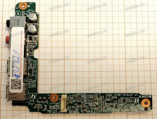 USB & Audio board Sony VAIO VGN-FZ240E (p/n: 1P-1076101-8010) REV:1.0