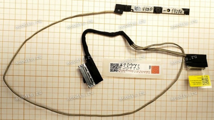 LCD eDP cable Lenovo V330-14 V330-14ISK V330K-14IKB ,30pin,ORG (p/n DC02002WF00) DLMV2-EDP-CABLE REV:1.0 & Camera FRU 01FR801