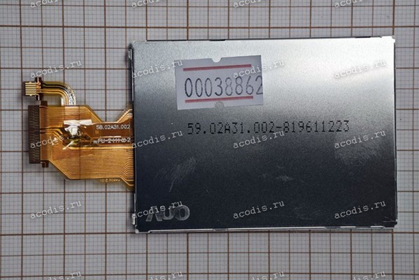 2.7 inch LCD 27AUGU07 (для ф/а Sony DSC-T2) 960x240 LED  пин  new