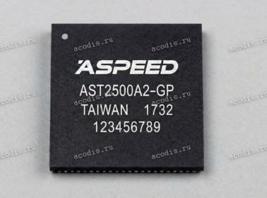 Микросхема aSPEED AST2500, AST2500A2-GP BGA с разбора