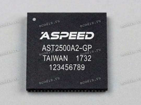Микросхема aSPEED AST2500, AST2500A2-GP BGA с разбора