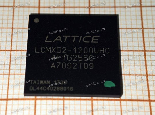 Микросхема Lattice LCMXO2-1200UHC-4FTG256C FTBGA-256 CPLD (Asus p/n: 05004-00140300) с разбора original с зелёной точкой