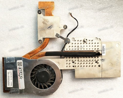 Сист.охл. Fujitsu Siemens Amilo Pi 1536 (p/n 40GP53040-02, BP551105H-01) CPU DC 5V 3 pin