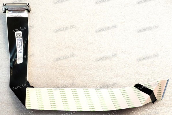 LCD LVDS FFC шлейф мониторный 30 pin обратный, шаг 1.0 mm, длина 365 mm, с замком с одной стороны