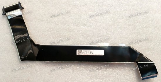 LCD LVDS FFC шлейф мониторный 51 pin прямой, шаг 0.5 mm, длина 370 mm, c  замком с одной стороны