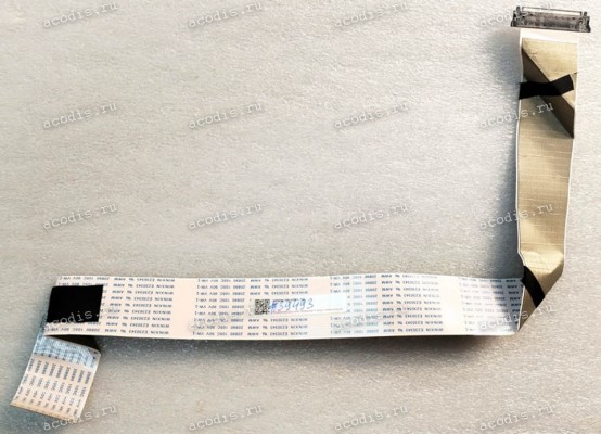 LCD LVDS FFC шлейф мониторный 30 pin обратный, шаг 1.0 mm, длина 480 mm с замком с одной стороны LCD LVDS FFC шлейф мониторный 30 pin обратный, шаг 1.0 mm, длина 480 mm с замком с одной стороны