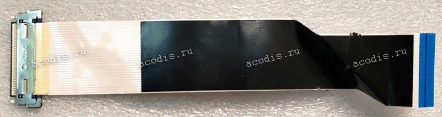 LCD LVDS FFC шлейф мониторный 30 pin обратный, шаг 1.0 mm, длина 185 m для Asus B156HTN03.8 (H W:2B) AUO (LCD 15.6' FHD US EDP)