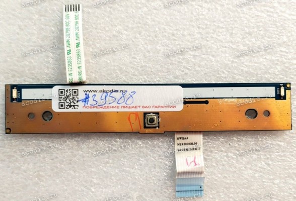 Touchpad Button Board Toshiba Satellite A655-14H A665 Series P755 P755-S5182 (p/n LS-6061P) On/Off &Cable