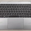 Keyboard Digma EVE C4801 DN14N1-8CXW0 + topcase с Тачпадом(NP14G_6319C_US_V:01, SP51259, SP54154) (Black/Silver/Matte/RUO)