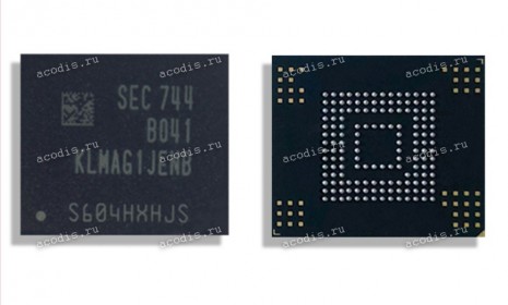 Микросхема Samsung KLMAG1JENB-B041 16GB FBGA153 FW:07 FLASH (Asus p/n: 03100-00017300) NEW original