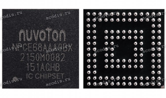 Микросхема Nuvoton NPCE68AAA0BX, NPCE68AAAOBX VFBGA-128 EC (Asus p/n: 06037-00390100) NEW original