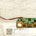 Power Button Board Toshiba Satellite L655-19R (p/n 6017B0258201) & Cable 2 pin (Плата кнопки включения тачпада)