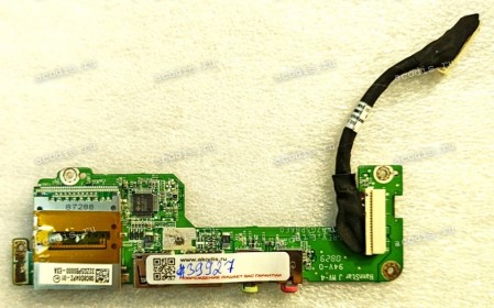 USB & Audio & CardReader & Power Button Board Acer Aspire one A110 (AOA110) ZG5 (p/n DA0ZG5PB6E0 REV:E, DD0ZG5TH000) Ports USB Audio Jack Memory & Cable