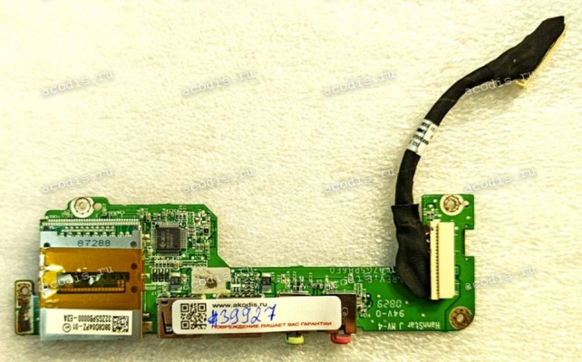 USB & Audio & CardReader & Power Button Board Acer Aspire one A110 (AOA110) ZG5 (p/n DA0ZG5PB6E0 REV:E, DD0ZG5TH000) Ports USB Audio Jack Memory & Cable USB & Audio & CardReader & Power Button Board Acer Aspire one A110 (AOA110) ZG5 (p/n DA0ZG5PB6E0 REV:E, DD0ZG5TH000) Ports USB Audio Jack Memory & Cable