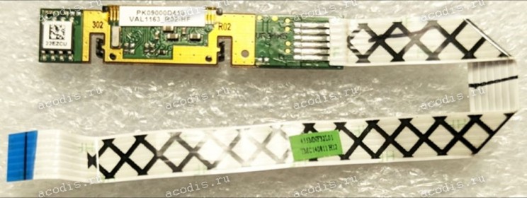 Fingerprint sensor HP Probook 430 G2 ZBook 15 (p/n PK09000D410 VAL1163_R02-HF) & Cable (ZPL50/ZPL55 NBX0001MX00)