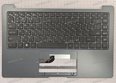 Keyboard Digma EVE C4800 DN14CN-8CXW01 + topcase без Тачпада(F0060-007 MB3001, SP38641)(Black/Gray/Matte/RUO)