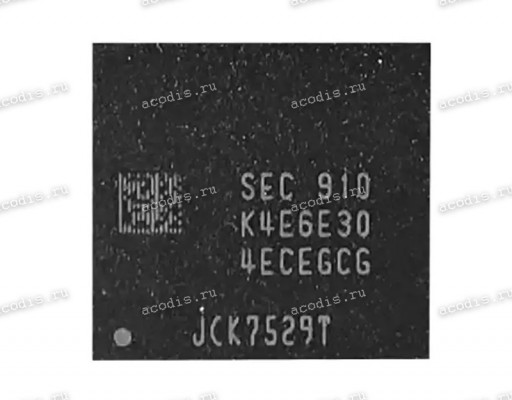 Микросхема Samsung K4E6E304EC-EGCG FBGA178 DD LPD3 2133 512M*32 (Asus p/n: 03009-00031200) NEW original