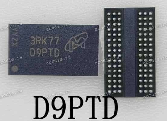 Микросхема Micron D9PTD MT41J128M16JT-093G:K FBGA-96 gDDR3 128M*16 1.35V (Asus p/n: 03007-00030400) NEW original Микросхема Micron D9PTD MT41J128M16JT-093G:K FBGA-96 gDDR3 128M*16 1.35V (Asus p/n: 03007-00030400) NEW original