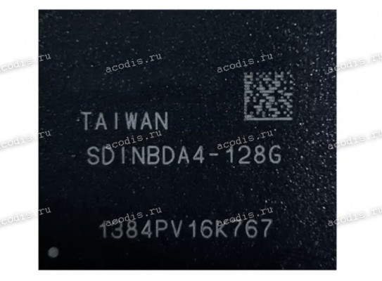 Микросхема SanDisk SDINBDA4-128-1002W 128GB TFBGA-153 FW:QS1.1D FLASH (Asus p/n: 03100-00153600) NEW original Микросхема SanDisk SDINBDA4-128-1002W 128GB TFBGA-153 FW:QS1.1D FLASH (Asus p/n: 03100-00153600) NEW original