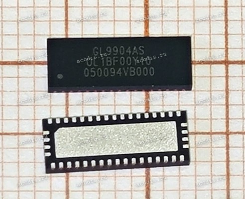 Микросхема Genesys Logic GL9904, GL9904AS-OLY10, GL9904-OLY11 QFN-42 (Asus p/n: 06113-00570100) NEW original - USB3.2. Gen2, Redriver Switch, QFN-42, Type-C/DP/ALT (4:4 MUX) I2C I/F Микросхема Genesys Logic GL9904, GL9904AS-OLY10, GL9904-OLY11 QFN-42 (Asus p/n: 06113-00570100) NEW original - USB3.2. Gen2, Redriver Switch, QFN-42, Type-C/DP/ALT (4:4 MUX) I2C I/F