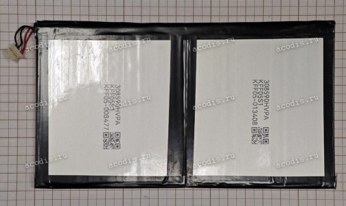 АКБ Digma Pro Quantum TA2D5P01 (308590-1S2P 3,8V 7000mAh 26,6Wh 6pin 5проводов, SP47776) new