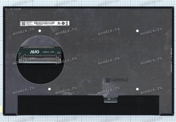 B160QAN02.M (узкая, 79% +) 2560x1600 LED 40 пин semi-slim new