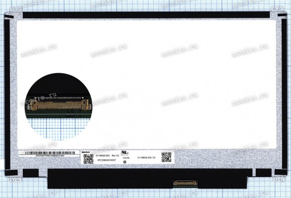 N116BGE-EA2 rev. C2 1366x768 LED 30 пин slim NEW