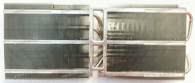 Heatsink Asus MB (p/n 13071-04040100) DUAL 5HP V2_THERMAL MODULE_64MM