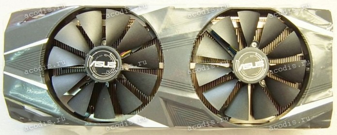 Сист.охл. Asus Graphics card DUAL-RTX2080TI-O11G; DUAL-RTX2080TI-A11G; DUAL-RTX2080TI-11G; DUAL-RTX2080TI-11G-HY; DUAL-RTX2080TI-11G (p/n 13070-01610700) DUAL_FAN_NV 4P_3500 FD_KFS