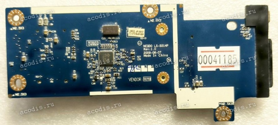 CardReader Board Acer Aspire 5942, 5942G-728G64 (p/n NCQD0 LS-5514P Rev:1.0) с разъемами FireWire и miniPCI