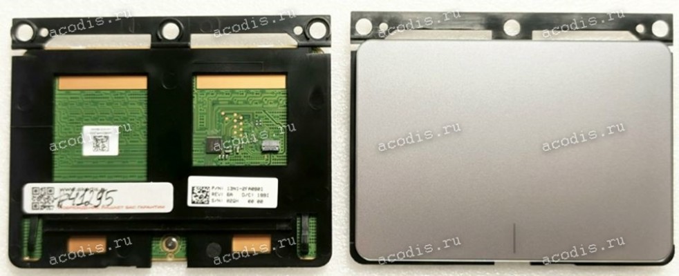 TouchPad Module Asus X705BA-1B (p/n 90NB0PT2-R90010, 04060-01240200, 13N1-2FA0B01 REV:6A) W/O FP TOUCHPAD MOD with holder with silver cover TouchPad Module Asus X705BA-1B (p/n 90NB0PT2-R90010, 04060-01240200, 13N1-2FA0B01 REV:6A) W/O FP TOUCHPAD MOD with holder with silver cover