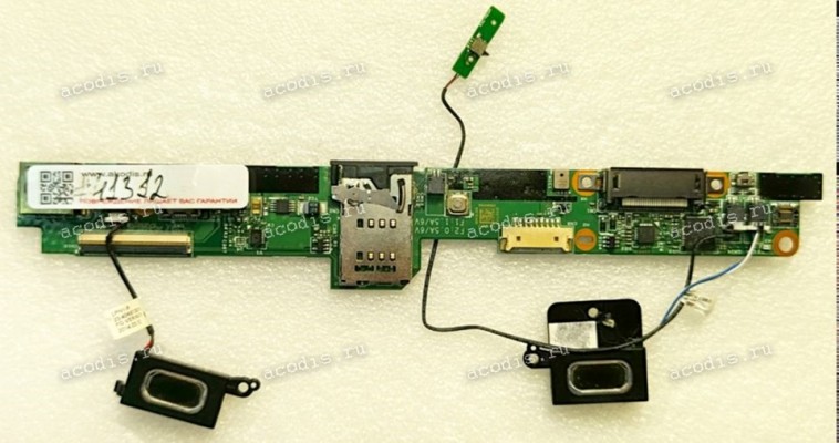 USB & CardReader Board Lenovo Thinkpad Helix 3698 DF535BP (p/n LPN-1 I0 Card 12H24-3, 48.4WW06.031)