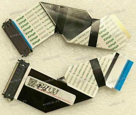 LCD LVDS FFC шлейф мониторный 30 pin обратный, шаг 1.0 mm, длина 148 mm с замком с одной стороны, Asus LMT VP228DE (p/n 14011-01221300) LCD Monitor LVDS CABLE (INX) / QISDA/5K.3G903.CY1 LCD LVDS FFC шлейф мониторный 30 pin обратный, шаг 1.0 mm, длина 148 mm с замком с одной стороны, Asus LMT VP228DE (p/n 14011-01221300) LCD Monitor LVDS CABLE (INX) / QISDA/5K.3G903.CY1