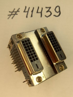 DVI-D connector Asus DUAL DVI-D 24P+24P BEVEL DIP/S (p/n12010-00150100) NTK 21019040356