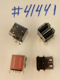 USB 2.0 connector Asus USB 2.0 2X4P G/F 2MM R/A COLAY (p/n12012-00050200) FOXCONN UB11121-8SS8-4F