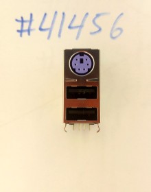 Combo connector Asus JACK MINI DIN/USB2 14P R/A (p/n12G14201114N) FOXCONN UB11121-HSD9-4F