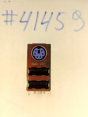 Combo connector Asus JACK MINI DIN/USBX2 14P R/A (p/n12G142011142) LOTES ABA-USB-017-K08