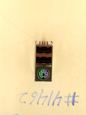 Combo connector Asus JACK MINI DIN/USBX2 R/A GR/PU (p/n12014-00120100) LINGYANG GZ5041B-B059-MMA3ZDB Combo connector Asus JACK MINI DIN/USBX2 R/A GR/PU (p/n12014-00120100) LINGYANG GZ5041B-B059-MMA3ZDB