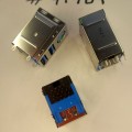 Combo connector Asus COMBO MINI DIN+2USB3.0 24P R/A (p/n12014-00520100) LOTES ABA-USB-087-K08