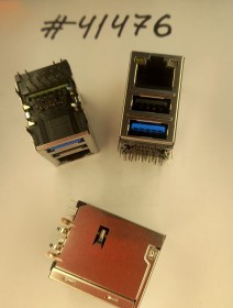 Combo connector Asus COMBO LAN+2USB3.0 32P G/F (p/n12014-00661000) FOXCONN JFM38U1M-B3VY-4F