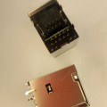 Combo connector Asus JACK USB/LAN,W/LED,GIGA,W/TRA (p/n12G14201322F) FOXCONN JFM38U1M-21GS-4F