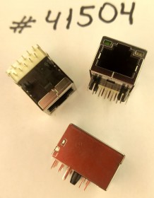 LAN JACK connector Asus LAN JACK 10P8C W/LED R/A DIP (p/n12014-00165300) UDE RT7-AU-0001