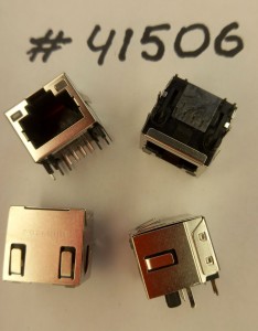 Разъём MODULAR JACK 8P8C,BI-COLOR/W (Asus p/n: 12G142020084) FOXCONN JM37115-LAFF-4F