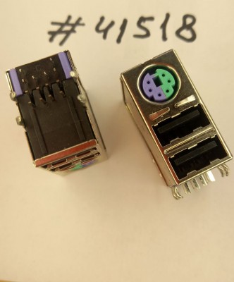 Combo connector Asus JACK MINI DIN/USBX2 R/A GR/PU (p/n12G14201114V) LINGYANG GZ5040B-B059-B0AB2SB