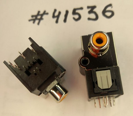 OPTICAL/RCA connector Asus OPTICAL/RCA JACK 5P TRAN W/P (p/n12G14602605R) FOXCONN 2F12TC1-FR58-4F