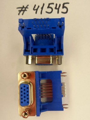 D-SUB connector Asus D-SUB 15P,R/A F,HIGH RISE,DIP (p/n12G10110515P) FOXCONN DV11261-25R9-4F