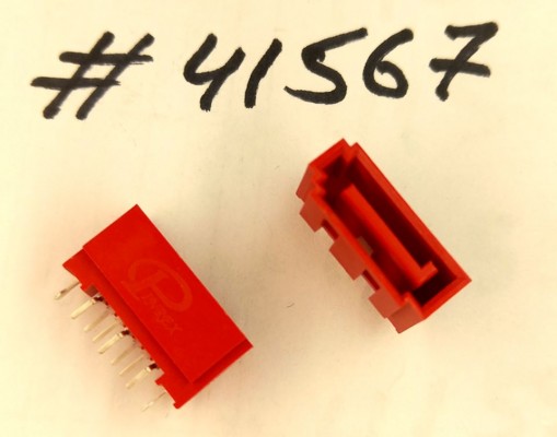 SATA connector Asus SATA CON 7P DIP SHIELD RED (p/n12G15705007U) PINREX 770-83-07SR29